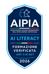 Insignia AI Literacy 2026 AIPIA, formación verificada, art. 4 AI Act